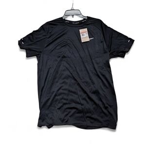 Nike Black Short-Sleeve Dri-FIT Athletic Tee